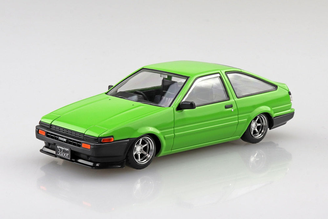 Aoshima Rakupla Snap Kit Toyota Sprinter Trueno Custom Green Model Car- Japan Figure Store - #1 Bring To You The Best Japanese Goods