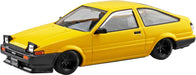 Aoshima Rakupla Snap Kit Toyota Sprinter Trueno Custom Yellow Model Car- Japan Figure Store - #1 Bring To You The Best Japanese Goods