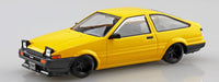 Aoshima Rakupla Snap Kit Toyota Sprinter Trueno Custom Yellow Model Car- Japan Figure Store - #1 Bring To You The Best Japanese Goods