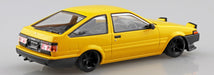 Aoshima Rakupla Snap Kit Toyota Sprinter Trueno Custom Yellow Model Car- Japan Figure Store - #1 Bring To You The Best Japanese Goods