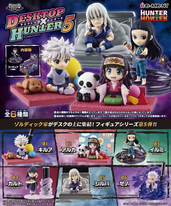 Re-Ment Hunter X Hunter Desktop Hunter Set of 6 Figures Japan Official- Japan Figure Store - #1 Bring To You The Best Japanese Goods
