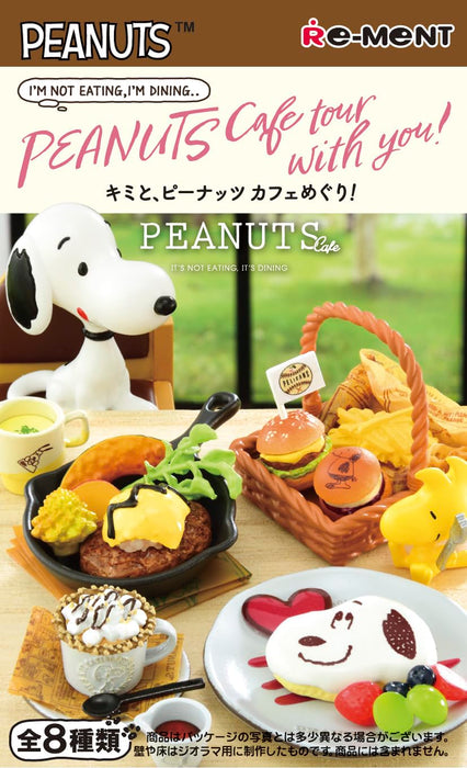 Re-Ment Peanuts Snoopy Cafe Figure PVC ABS 115mm X 70mm X 60mm