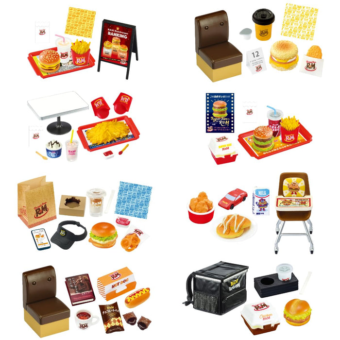 Re-Ment Petit Sample Burger Shop Complete Figure Set Japan Official Release- Japan Figure Store - #1 Bring To You The Best Japanese Goods