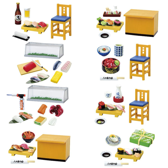 Re-Ment Petit Sample Series Sushi Box PVC ABS 115x70x60mm