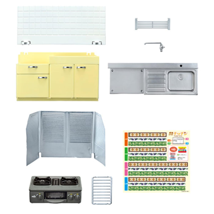 Re-Ment Showa Retro Kitchen Petit Sample Series PVC 220x145x90mm