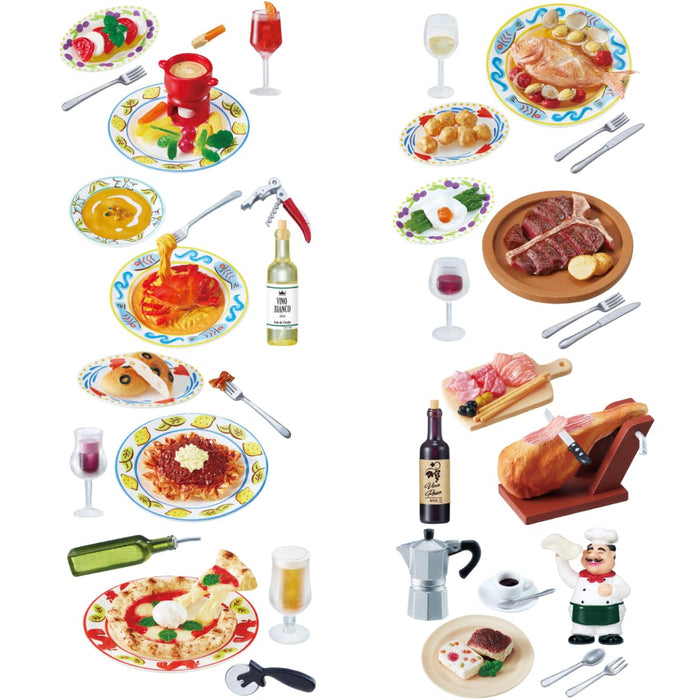 Re-Ment Petit Sample Series Small Street Corner Trattoria Complete Set Figures- Japan Figure Store - #1 Bring To You The Best Japanese Goods