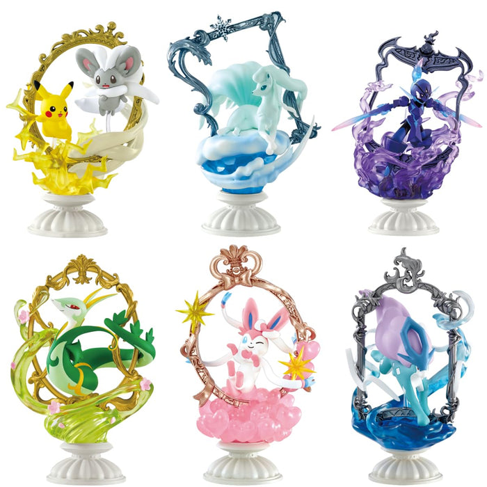 Collection de cadres décoratifs Pokémon Re-Ment - 1 boîte H130 x L70 x P70 mm PVC et ABS