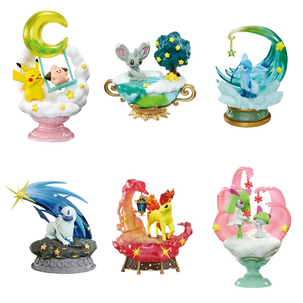Re-Ment Pokemon Starrium Dreamy Moonlit Night Complete Set Figures