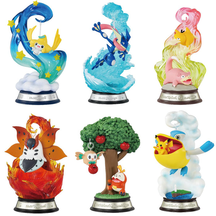 Collection de vignettes Pokémon Swing Re-Ment 3 - PVC et ABS 1 boîte H130 L70 P70 mm