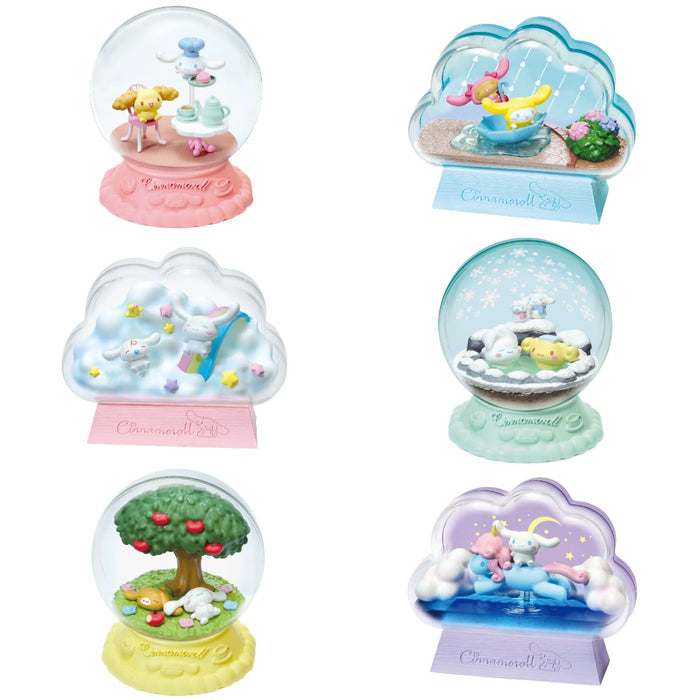 Coffret Fluffy Happy Days Collection Terrarium Sanrio Cinnamoroll Re-Ment 70x140x65mm