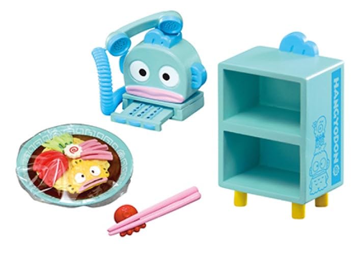 Boîte de rangement Hangyodon Sanrio Re-Ment H115xL70xP60mm ABS PVC Objet de collection