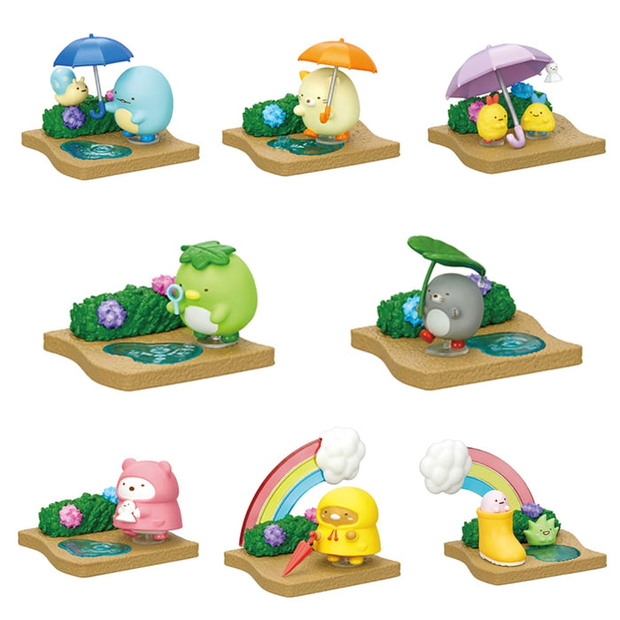 Re-Ment Sumikko Gurashi Rainy Day Walk, 8-teiliges Box-Set, 70 mm x 140 mm x 40 mm