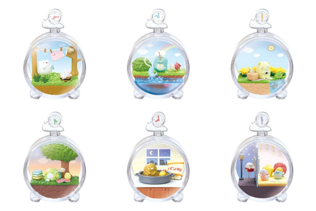 Coffret de terrariums Sumikko One Day de Re-Ment | 6 types 6 pièces 100 mm H