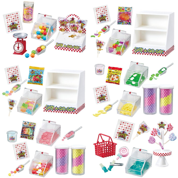 Re-Ment Sweety Happy Candy Shop 1Box PVC ABS H115 B70 T60mm