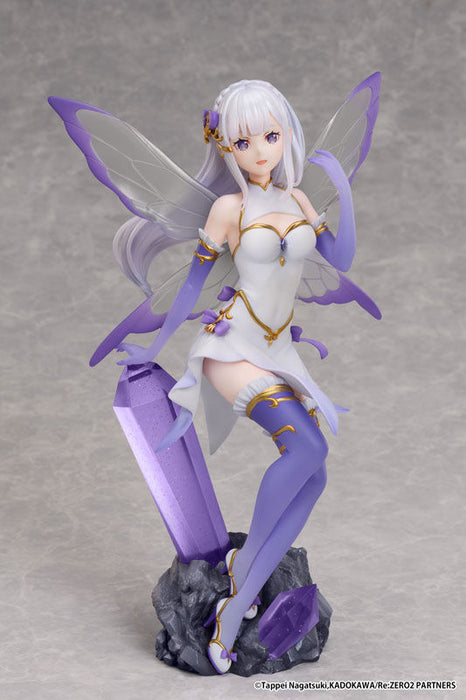 Elcoco Re:Zero Emilia 1/7 Jewel Princess Figure Collectible