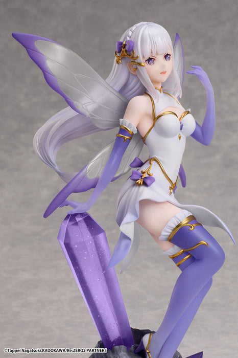 Elcoco Re:Zero Emilia 1/7 Jewel Princess Figure Collectible