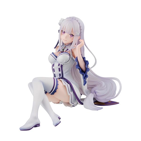 Megahouse Re:Zero Emilia Figure - Melty Princess Tenohira Edition