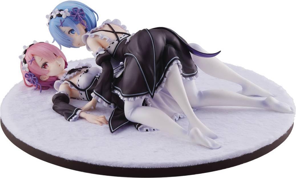 Furyu ReZero Ram & Rem F:Nex 1/7 Scale Figures Collectible Set