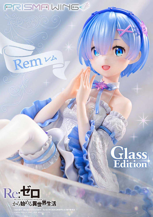 Prime 1 Studio Re:Zero Rem Prisma Wing 1/7 Glass Edition Pwrzr-01P Figure