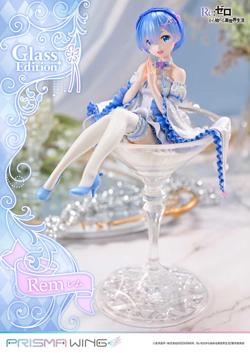 Prime 1 Studio Re:Zero Rem Prisma Wing 1/7 Glass Edition Pwrzr-01P Figure