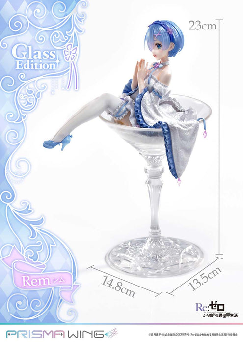 Prime 1 Studio Re:Zero Rem Prisma Wing 1/7 Glass Edition Pwrzr-01P Figure