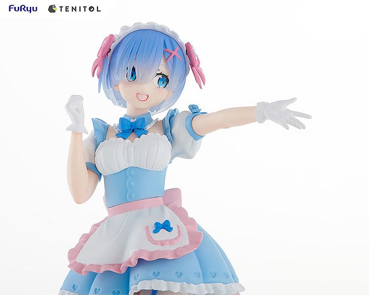 Furyu Rem Tenitol Yumekawa Maid Figure Re:Zero Kara Hajimeru Isekai Seikatsu