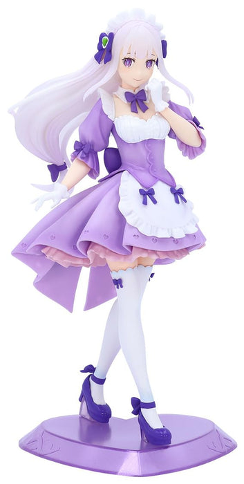 Figurine Furyu Emilia Maid - Collection Re:Zero Tenitol Yumekawa