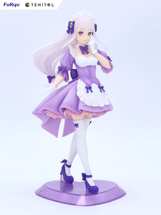 Figurine Furyu Emilia Maid - Collection Re:Zero Tenitol Yumekawa