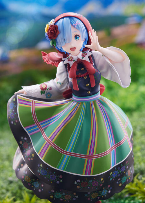 Furyu Re:Zero Rem F:Nex 1/7 Scale Country Dress Ver. Collectible Figure