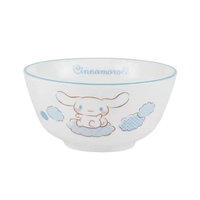 Bol à riz Hello Kitty de Bzerk - Jolie vaisselle en porcelaine rose lavable au lave-vaisselle