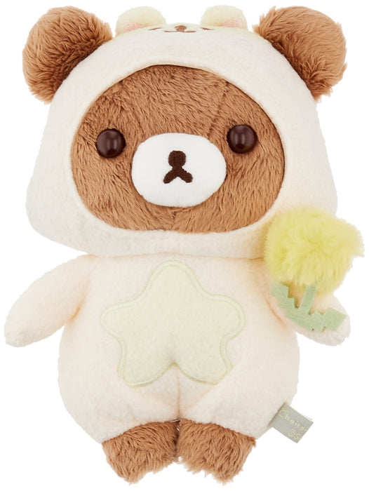 San-X Rilakkuma Chairoikoguma Plush Toy Mf45901 Soft and Cuddly