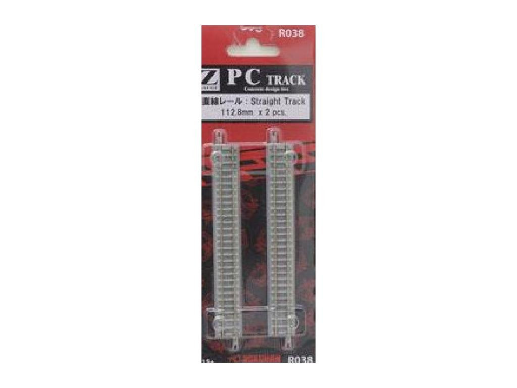 R030 Official ROKUHAN Z Gauge Straight Track 25mm (4 Pcs - Foto 4