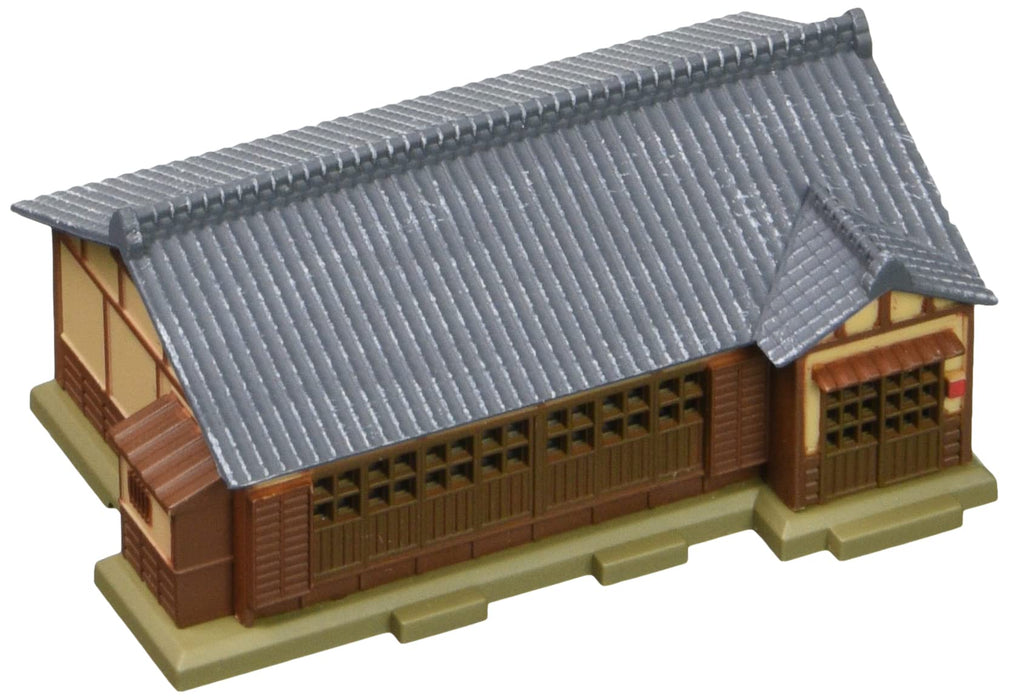 Rokuhan Z Gauge S026-1 Gray Tile Roof House by Rokuhan for Model Trains