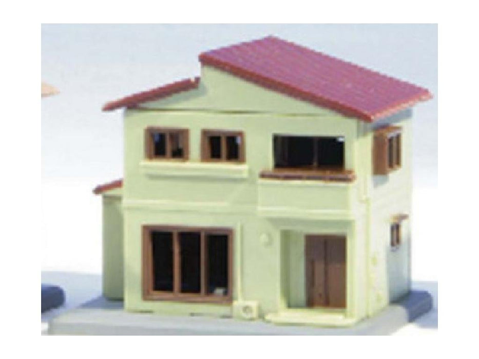 Rokuhan Two-Story House B Model - Beige Z Gauge by Rokuhan