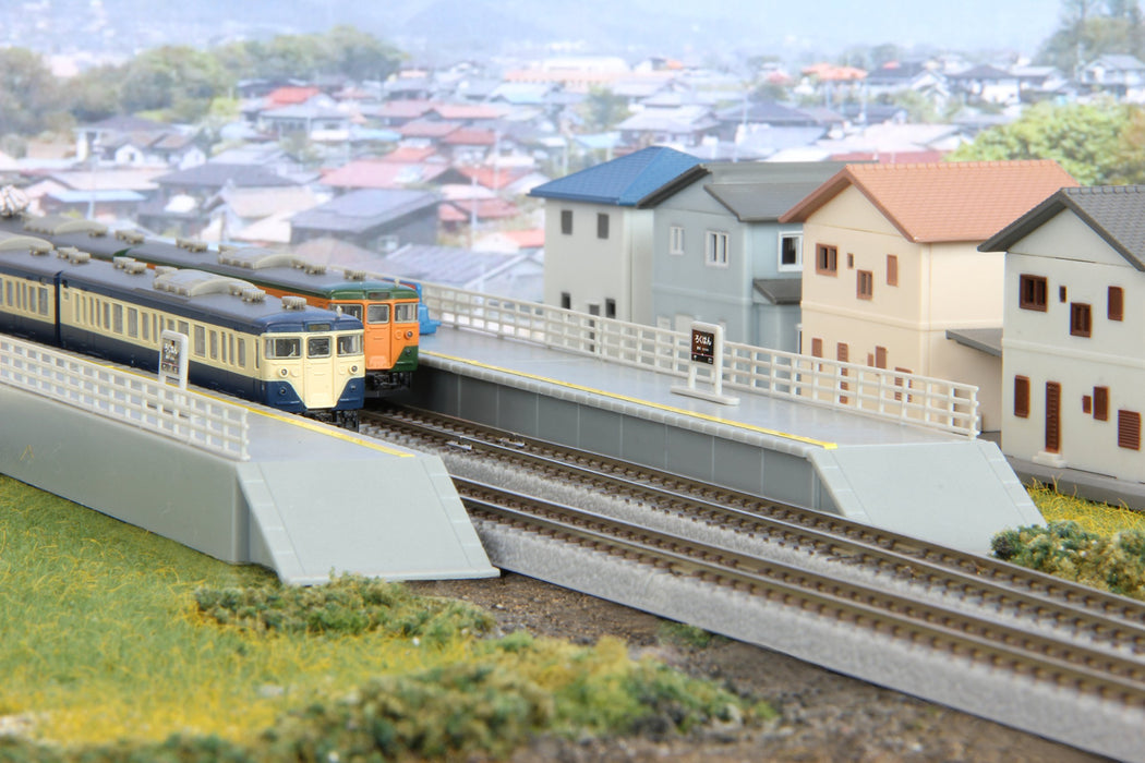 Rokuhan Z Gauge S048 Opposite Home Set - Model Train Kit by Rokuhan