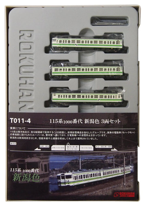 Rokuhan Z Gauge T011-4 115 Series Niigata Color 3-Car Set