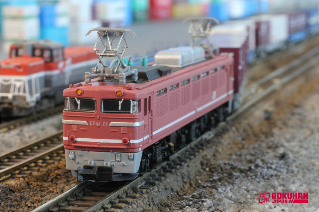 Rokuhan Z Gauge EF81 Early-Model Electric Freight Locomotive in Original Color