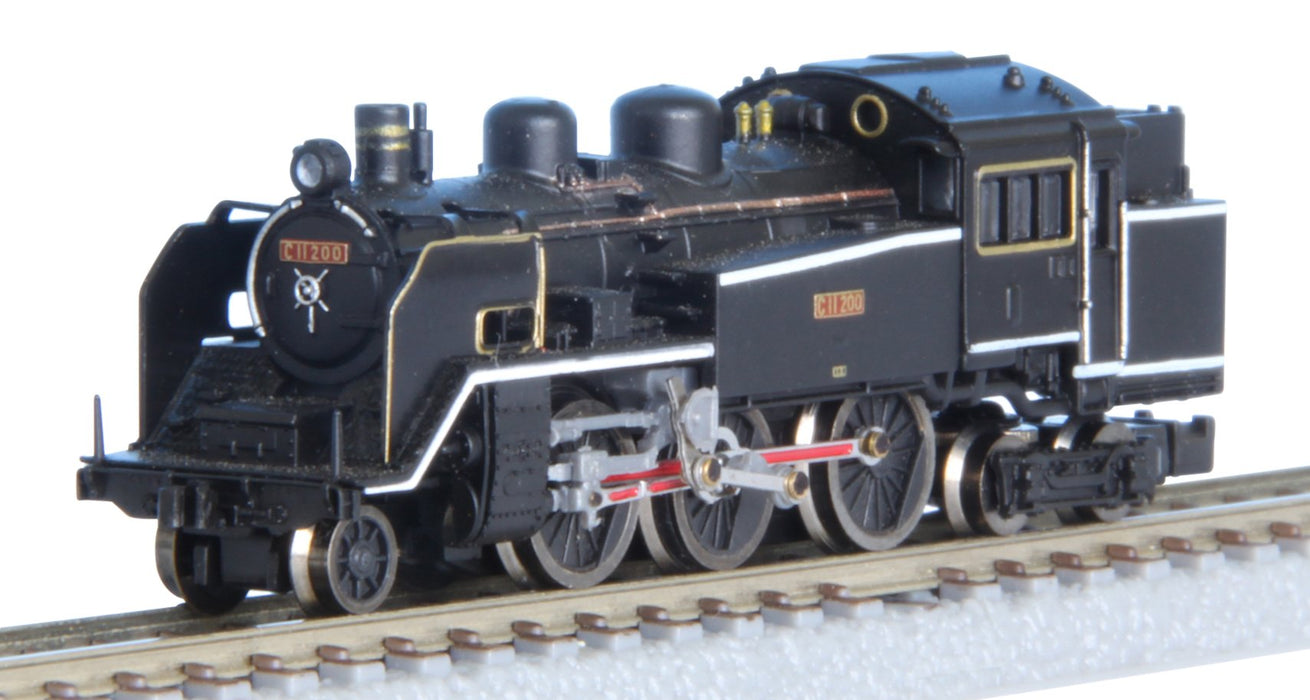 Rokuhan Z Gauge Steam Locomotive C11-200: JNR T019-4 Type Model Train