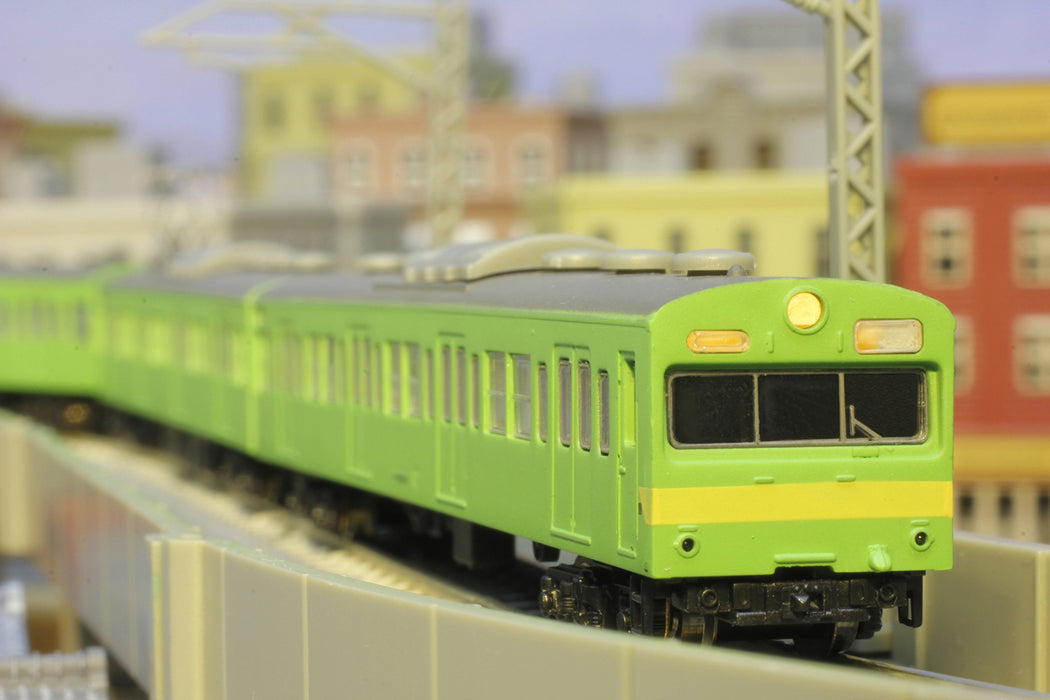 Rokuhan Z Gauge Kansai Line 6-Car Set - Jnr 103 Series Uguisu Color