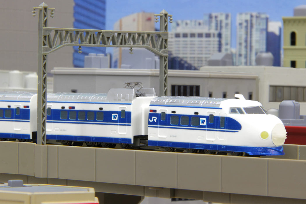 Rokuhan Z Gauge Railway Model Train - Shorty 0 Series Shinkansen West Hikari