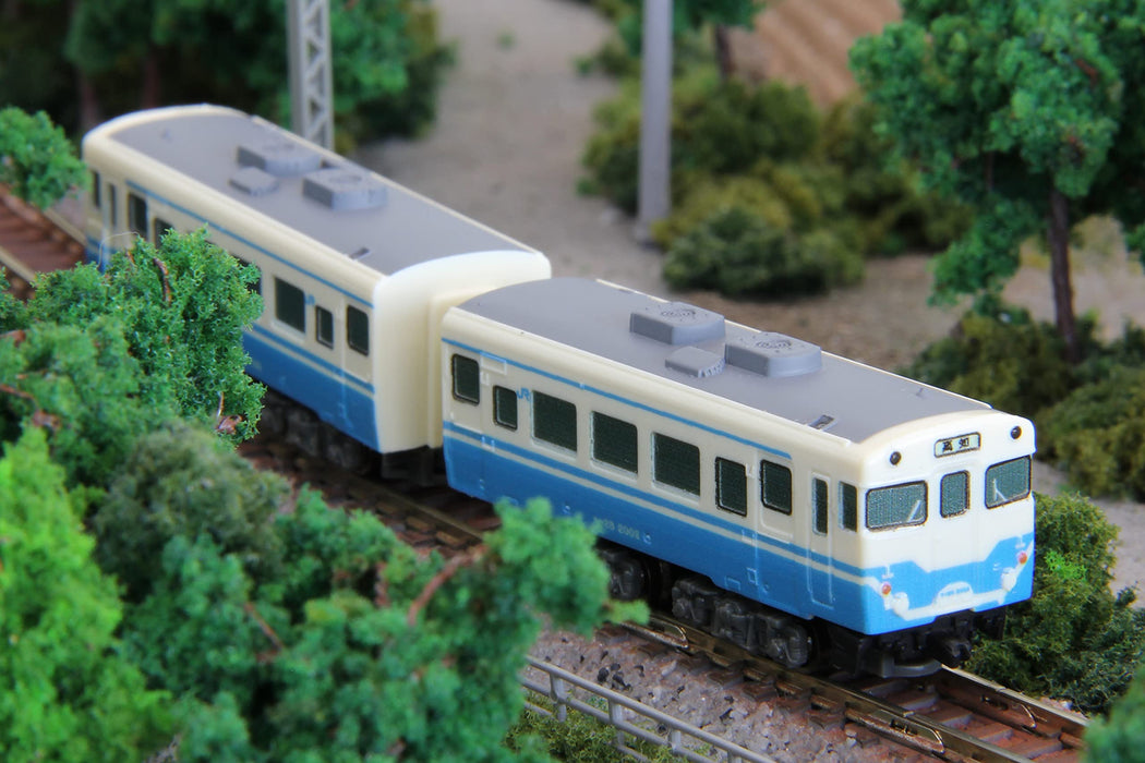 Rokuhan Z Gauge Shorty Kiha58 - Shikoku Color Diesel Railway Model Car