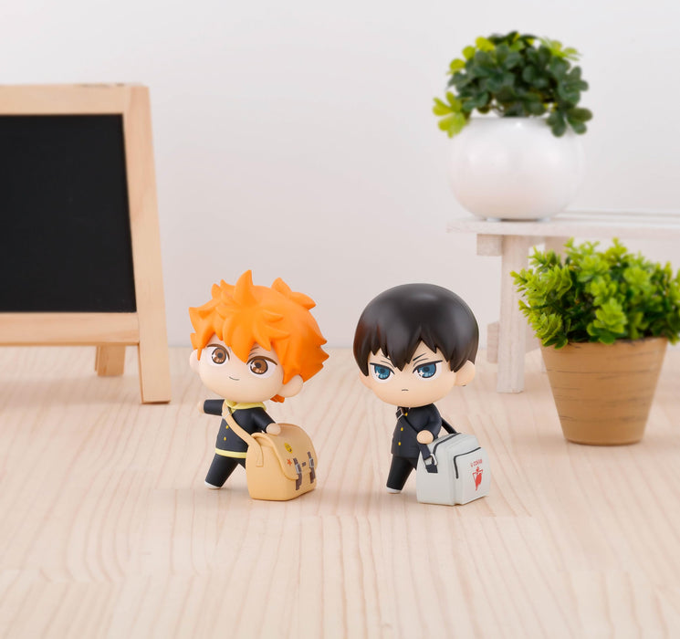 Figurine articulée Rowtashii Noise Tekupiku Haikyu Hinata Shoyo 100 mm en PVC ABS peinte