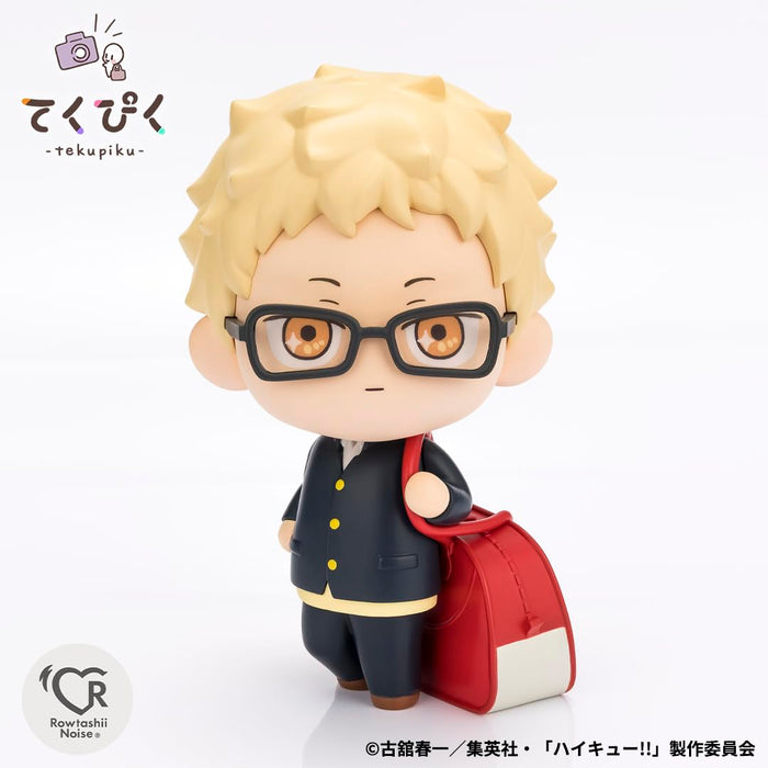 Rowtashii Noise Tekupiku Haikyu Tsukishima Kei 100mm PVC ABS Movable Figure