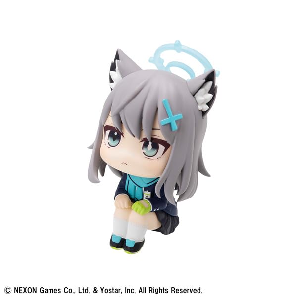 Megahouse Rukappu Blue Archive Shiroko Figure Collectible Toy