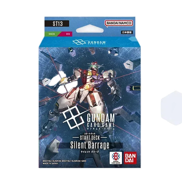 Bandai Gundam Card Game ST13 Silent Barrage Starter Set