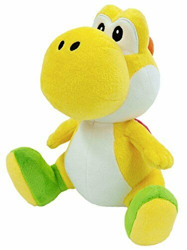 San-ei Boeki Super Mario All Star Collection Plush Yellow Yoshi S