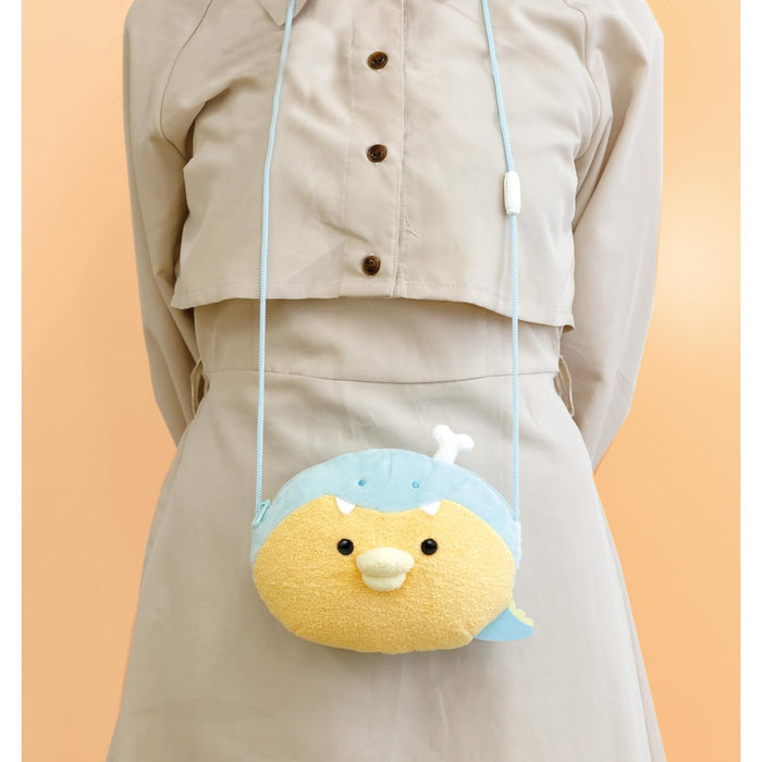 Sac Pochette en peluche San-X Chikip Dancers Bone Chicken Ca46201