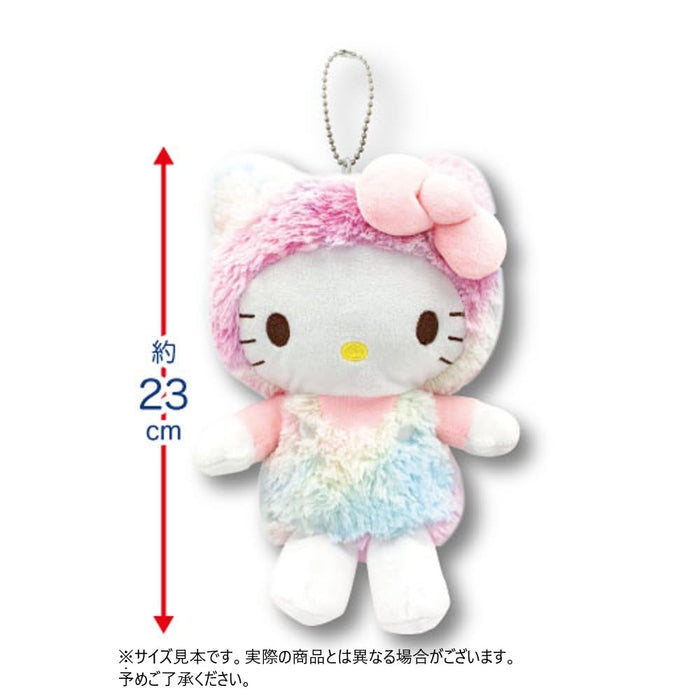 San-X Rainbow Cinnamoroll Big Pouch 23cm - Cute Sanrio Case