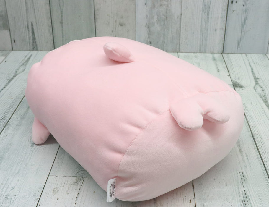 Coussin de couchage doux San-X en peluche Hatayama Shoji avec dauphin rose