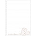 San-X Ishiyowa-Chan B6 Notebook 2nd Edition Pink Lined Memo Pad